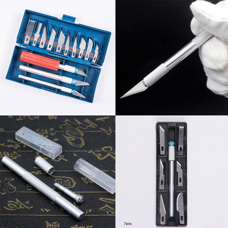 With Box Model Tool Making 13 Blade Polymer Clay Multifunction Pen Knifes Metal Scalpel Knife Tools Kit Knife