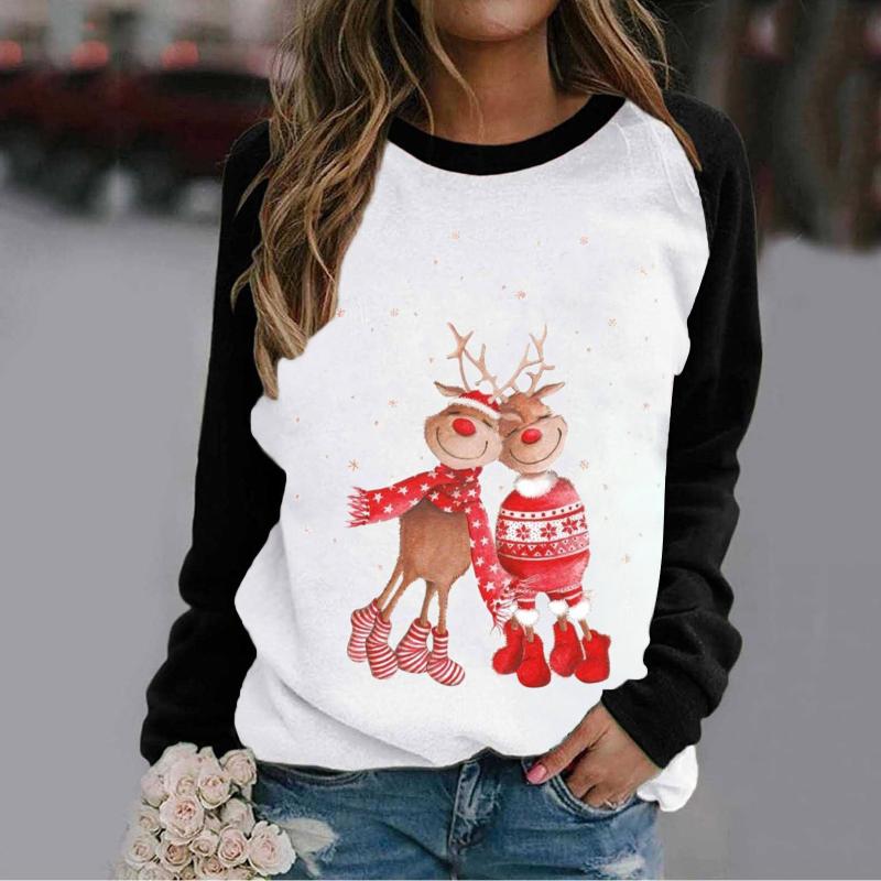 Women's T-Shirt Christmas Winter Hoodies Casual Long Sleeve Printed Ladies Sweatshirts Tops Fashion Plus Size Pullover, Green
Women's T-Shirt Christmas Winter Hoodies Casual Long Sleeve Printed Ladies Sweatshirts Tops Fashion Plus Size Pullover, Green