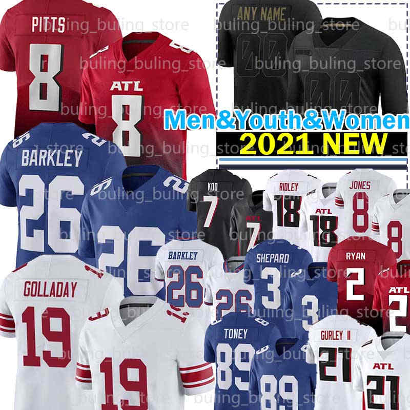 8 Kyle Pitts Julio Jones Kadarius Toney Kenny Golladay Saquon Barkley Atlanta Falcons Todd Gurley Deion Sanders New Deion Jones York Giants Grady Jarrett, New jersey(l y)
8 Kyle Pitts Julio Jones Kadarius Toney Kenny Golladay Saquon Barkley Atlanta Falcons Todd Gurley Deion Sanders New Deion Jones York Giants Grady Jarrett, New jersey(l y)