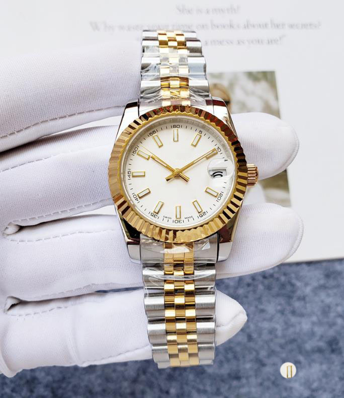 Exquisite 31mmWomen's Watches fully automatic mechanical golden crescent bezel stainless steel wristband fashion men watch gift, Upgraded waterproof
Exquisite 31mmWomen's Watches fully automatic mechanical golden crescent bezel stainless steel wristband fashion men watch gift, Upgraded waterproof