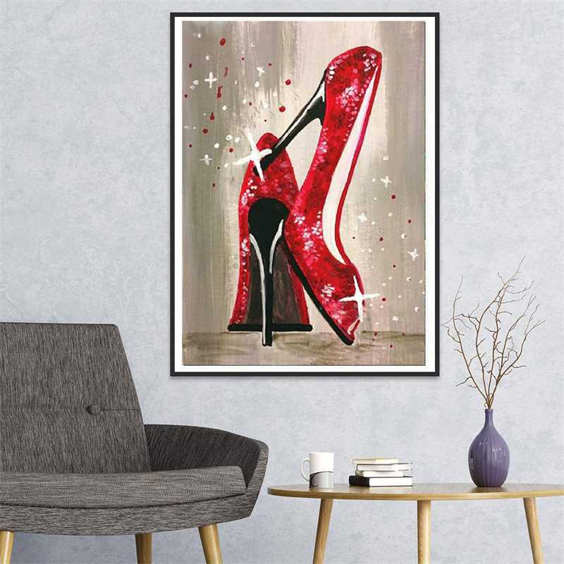 Diamond Painting 5D High Heel DIY Full Drill Embroidery Mosaic Woman Red Shoes Pictures Wall Art Home Decor Crafts Gift
Diamond Painting 5D High Heel DIY Full Drill Embroidery Mosaic Woman Red Shoes Pictures Wall Art Home Decor Crafts Gift