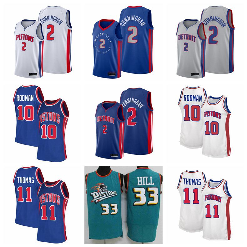 Grant Hill 33 Basketball Jerseys Isiah 11 Thomas Dennis 10 Rodman 2 Cade Cunningham Jersey 2021 Mens Edition City, Black;red
Grant Hill 33 Basketball Jerseys Isiah 11 Thomas Dennis 10 Rodman 2 Cade Cunningham Jersey 2021 Mens Edition City, Black;red