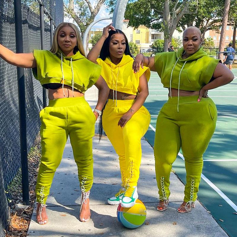 Women's Two Piece Pants 2022 Pure Color Set Women Street Hip Hop Style Sets Short Sleeve Hooded Collar Top Elastic Long, White
Women's Two Piece Pants 2022 Pure Color Set Women Street Hip Hop Style Sets Short Sleeve Hooded Collar Top Elastic Long, White