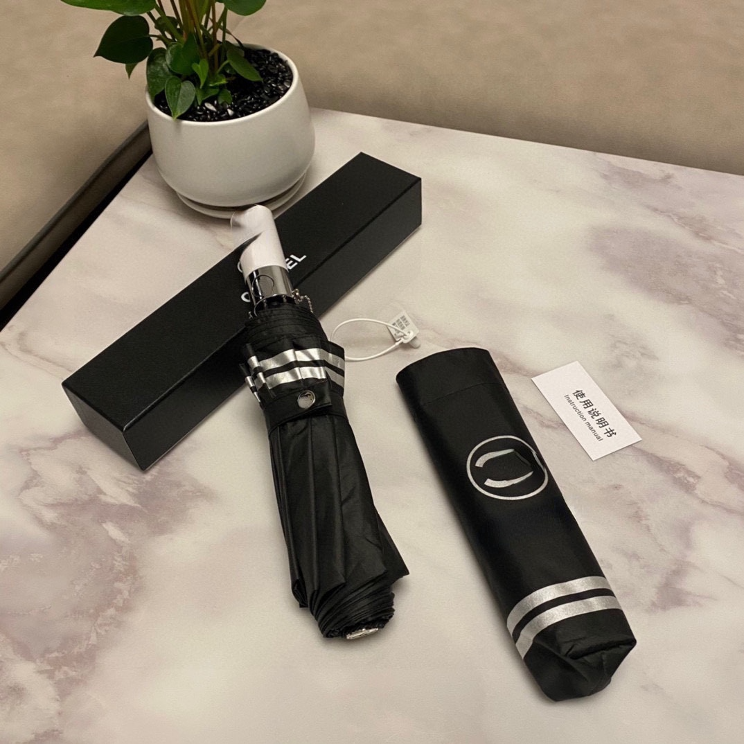 Portable Automatic Umbrellas Fashion Design Printed Simple series Fully Folding Suntan Umbrella