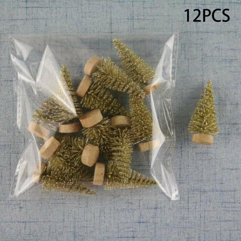 Christmas Decorations 12Pcs Mini Snow Tree Green Fake Pine Trees Ornament Tabletop Decoration Miniature Xmas Prop Year Gift Home Decor
Christmas Decorations 12Pcs Mini Snow Tree Green Fake Pine Trees Ornament Tabletop Decoration Miniature Xmas Prop Year Gift Home Decor