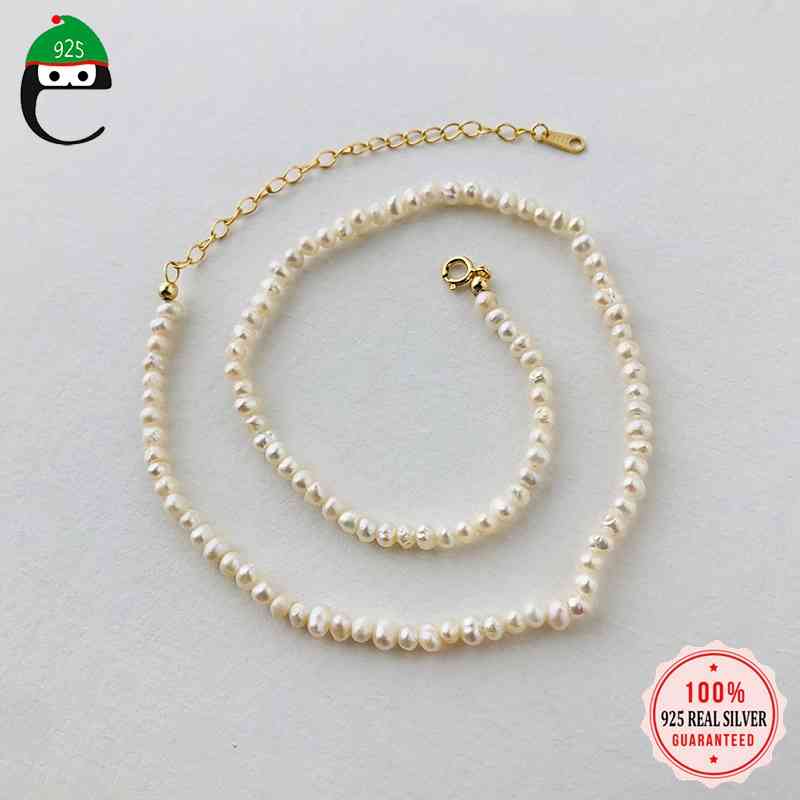 ElfoPlataSi Authentic 925 Sterling Silver Elegant Pearll Chocker Necklace For Women Wedding Birthday Gift Jewelry Y3-57
ElfoPlataSi Authentic 925 Sterling Silver Elegant Pearll Chocker Necklace For Women Wedding Birthday Gift Jewelry Y3-57