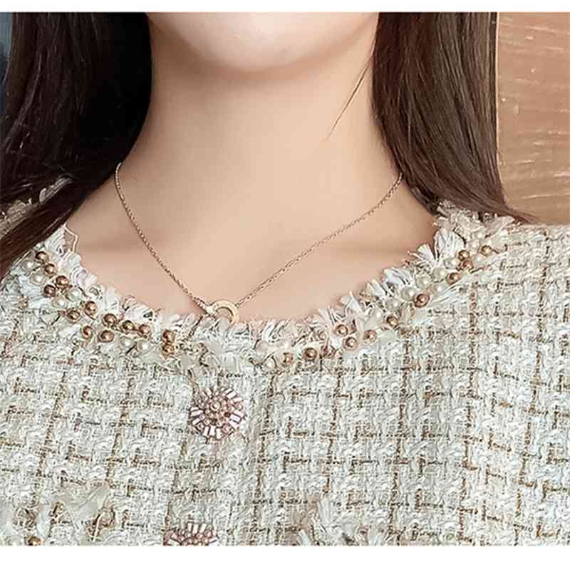 High Quality Fashion Women Tweed Long Sleeve Midi Dresses 2 Winter Beading Office OL Bodycon Sheath Vesitdos 210520