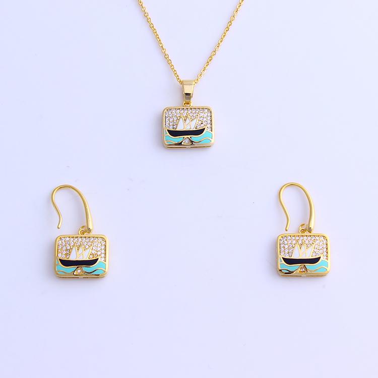 Earrings & Necklace Retro Style Jewelry Set Women's Elegant Pendant Anniversary Gift, As pic
Earrings & Necklace Retro Style Jewelry Set Women's Elegant Pendant Anniversary Gift, As pic