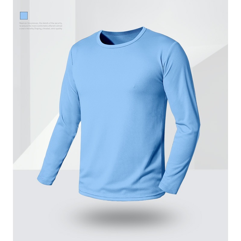 Men T-shirt Plus Size XXXXL 4XL 5XL 6XL 7XL Autumn Male T Shirt Top Quick Dry O-neck Tshirt Man Long Sleeve Pure Solid Color Tee 210518