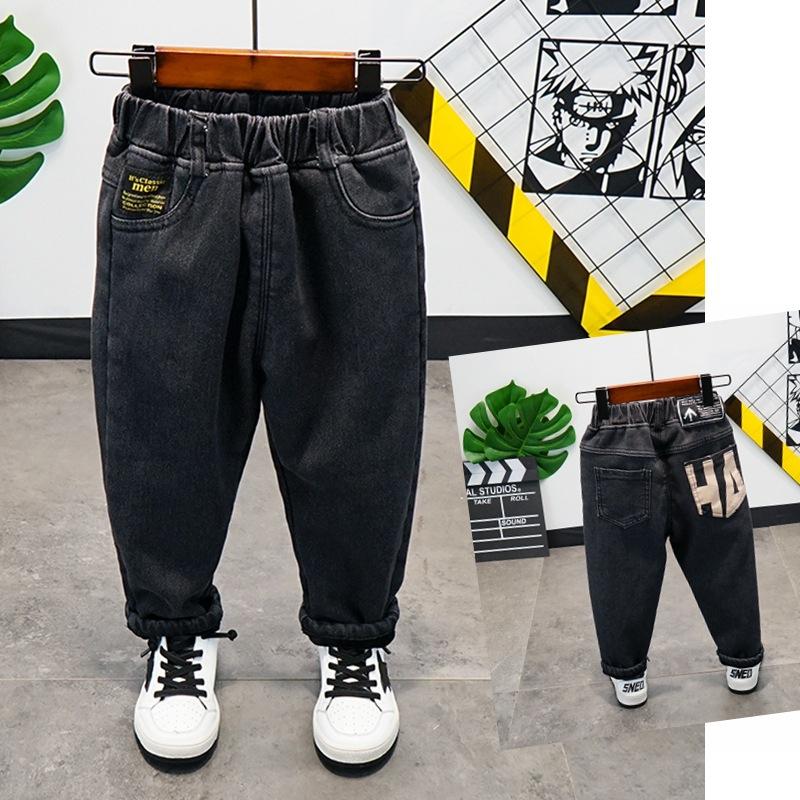 Toddler Boys Korean Jeans Winter Baby Plus Velvet Thicken Trousers Fashion Elastic Waist Letter Print Denim Pants For Boy 2-10 Y, Blue
Toddler Boys Korean Jeans Winter Baby Plus Velvet Thicken Trousers Fashion Elastic Waist Letter Print Denim Pants For Boy 2-10 Y, Blue