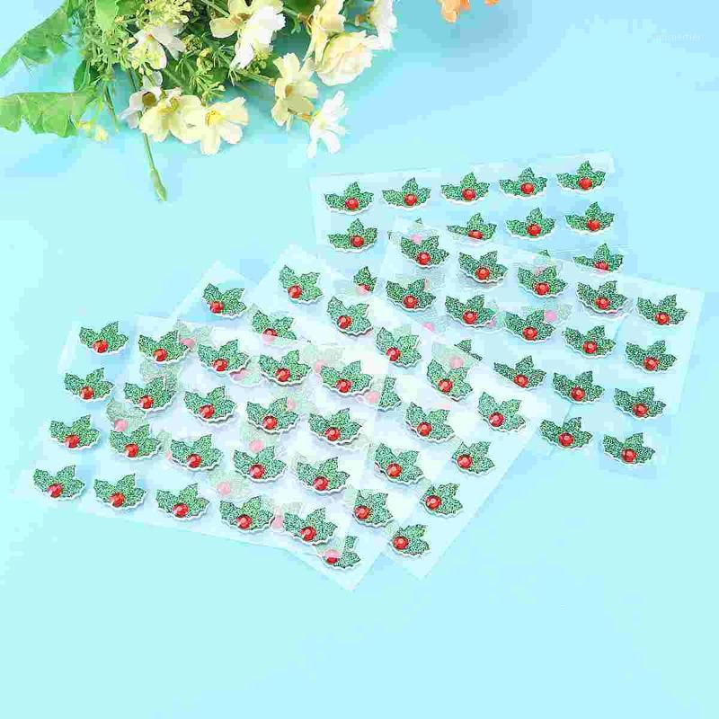 Gift Wrap 5 Sheets Green And Red Christmas Holiday Holly Leaves Stickers DIY Decorative
Gift Wrap 5 Sheets Green And Red Christmas Holiday Holly Leaves Stickers DIY Decorative