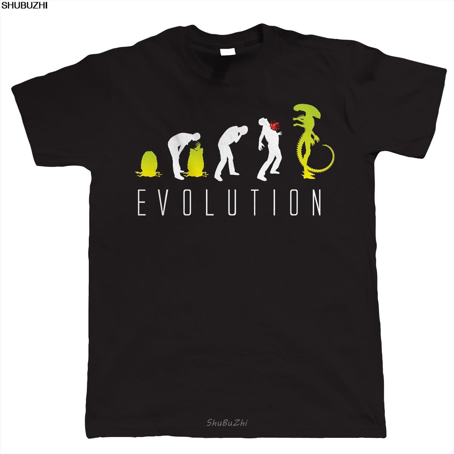 Evolution Of Alien, Funny Sci Mens T Shirts Fi Cotton Summer Brand Euro Size Drop Sbz3306, White;black
Evolution Of Alien, Funny Sci Mens T Shirts Fi Cotton Summer Brand Euro Size Drop Sbz3306, White;black