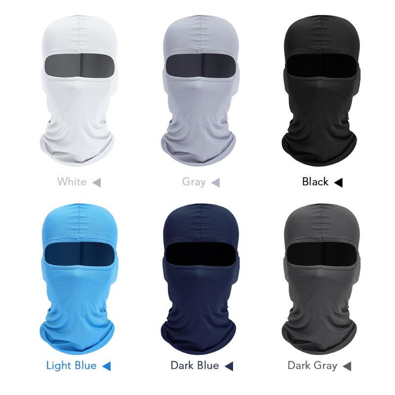 Cycling Caps Masks Motorcycle Balaclava Hood Full Face Ski Mask Neck Warmer Windproof Breathable Motocross Biker AntiUV Men Hel
