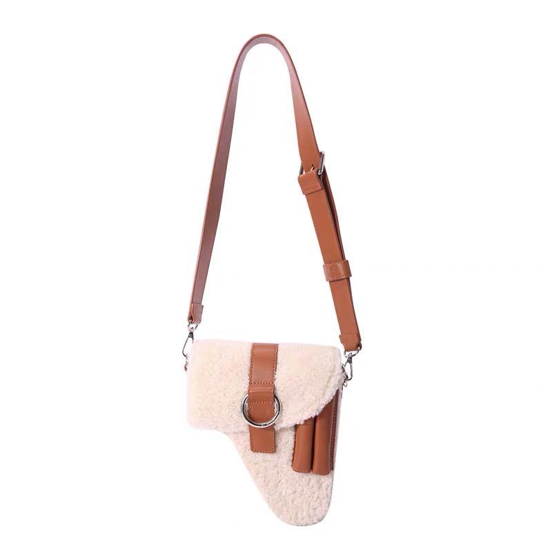 Shoulder Bags Ladies Chic Bag Personality Wool Crossbody 2021 Winter Stylish Luxury Designer PU Leather Purses And Handbags, Brown
Shoulder Bags Ladies Chic Bag Personality Wool Crossbody 2021 Winter Stylish Luxury Designer PU Leather Purses And Handbags, Brown