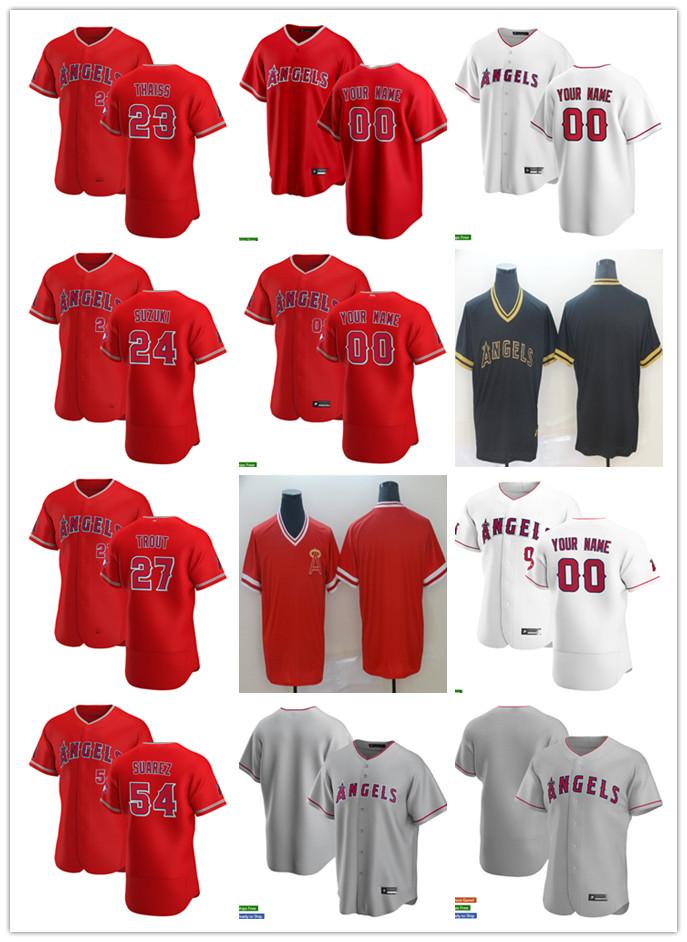 Mens Womens Youth LosAngelesAngels54 Jose Suarez 24 Kurt Suzuki 23 Matt Thaiss 27 Mike Trout Custom Baseball Jersey Blank red, Colour
Mens Womens Youth LosAngelesAngels54 Jose Suarez 24 Kurt Suzuki 23 Matt Thaiss 27 Mike Trout Custom Baseball Jersey Blank red, Colour