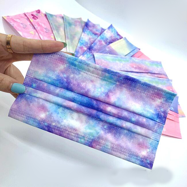 Brand Designer 3 Layer Adult Children Starry Sky Print Disposable Face Masks With Elastic Ear Loop Dustproof Prevention Influenza Face Mouth Mask
Brand Designer 3 Layer Adult Children Starry Sky Print Disposable Face Masks With Elastic Ear Loop Dustproof Prevention Influenza Face Mouth Mask
