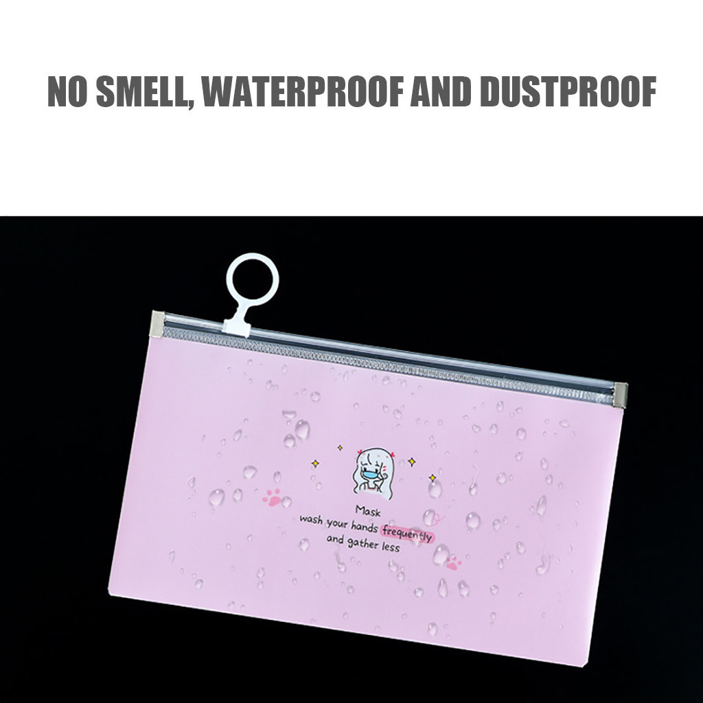 4PCS D-Proofing Masks D'Portrait Water Organizer Season03 EpisodeDust Avoiding and Folding Cleaning Sacks