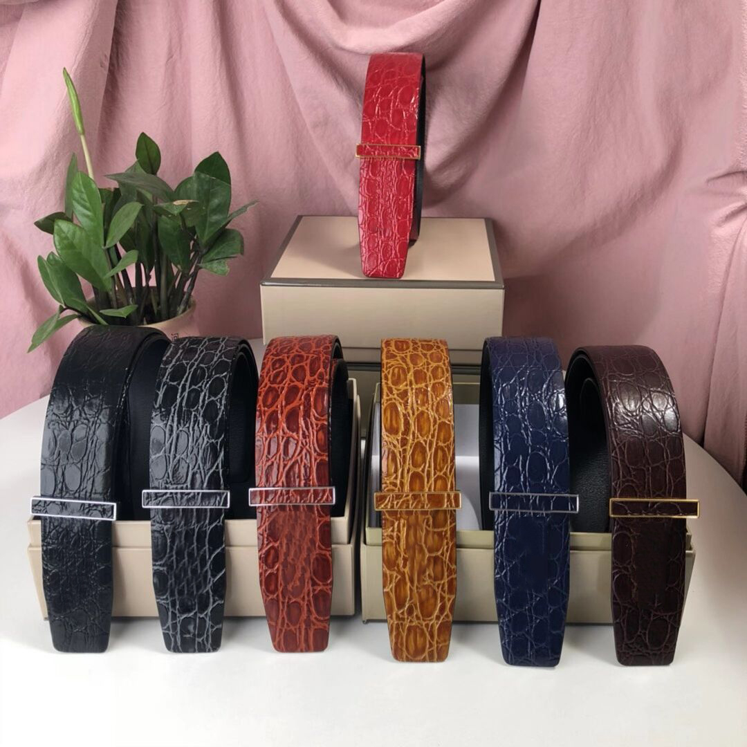 5A+ T. High Quality Belts Men Clothing Accessories Business For Men Big Buckle Fashion Crocodile grain Leather With original box Gift, Gold
5A+ T. High Quality Belts Men Clothing Accessories Business For Men Big Buckle Fashion Crocodile grain Leather With original box Gift, Gold