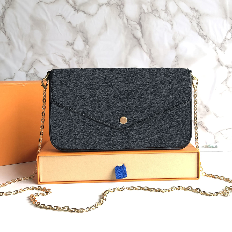 Luxury Design Women Leather Clutch Evening Bag Card Holder Purse 3 in 1 Original Box Fashion Chain Messenger Shoulder Bag 8 Colors Lady Mini Package Handbag
Luxury Design Women Leather Clutch Evening Bag Card Holder Purse 3 in 1 Original Box Fashion Chain Messenger Shoulder Bag 8 Colors Lady Mini Package Handbag