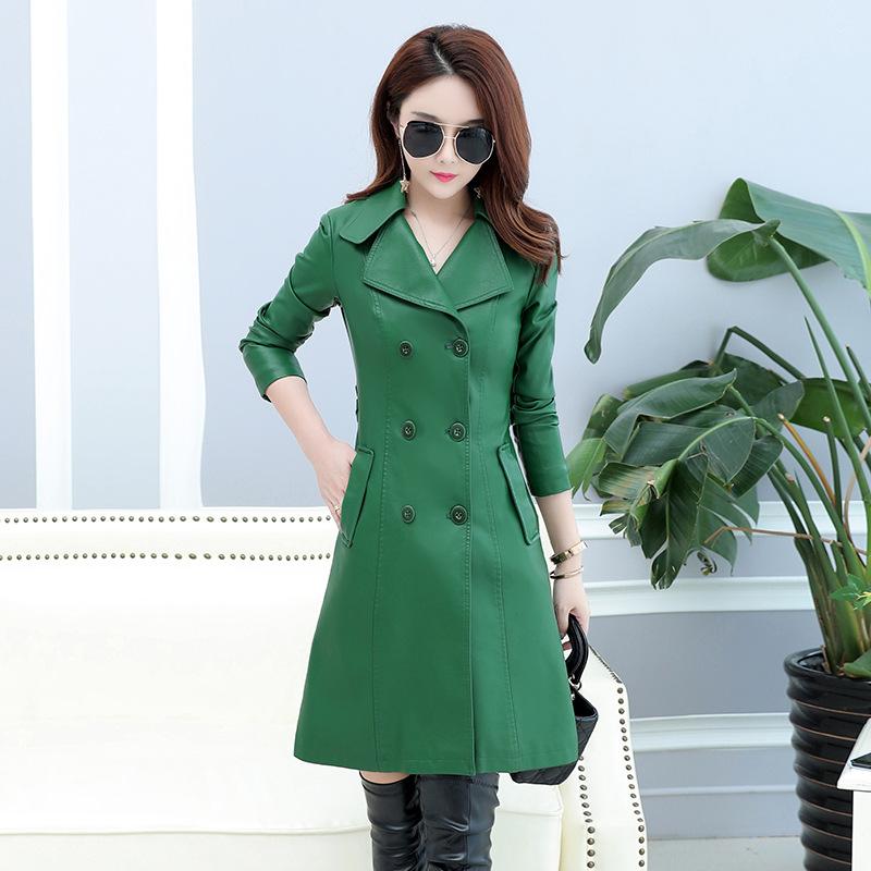 Women's Leather & Faux Fashion Turn-down Collar Women Long Jacket Solid Pockets Bomber PU Jackets And Coats Casual Slim Overcoat, Black
Women's Leather & Faux Fashion Turn-down Collar Women Long Jacket Solid Pockets Bomber PU Jackets And Coats Casual Slim Overcoat, Black