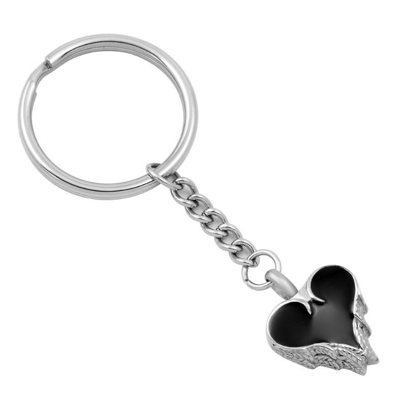 Keychains IJK2032 Black Heart Shape Stainless Steel Cremation Keyring Keepsake For Urn Ashes Memorial Souvenir Jewelry
Keychains IJK2032 Black Heart Shape Stainless Steel Cremation Keyring Keepsake For Urn Ashes Memorial Souvenir Jewelry