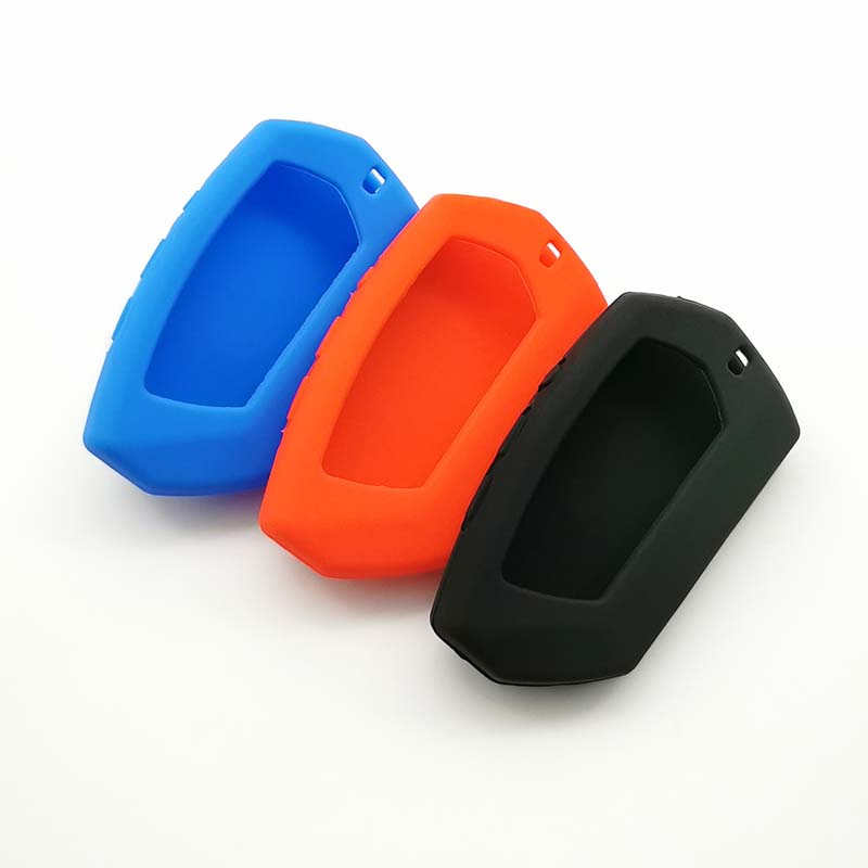 DXL4950 Automobile Silicone Key Chain Case For Pandora DX-90BT DX-91Lora Russia Version Two Ways Car Remote 2 Way LCD Remoter Alarm Cover