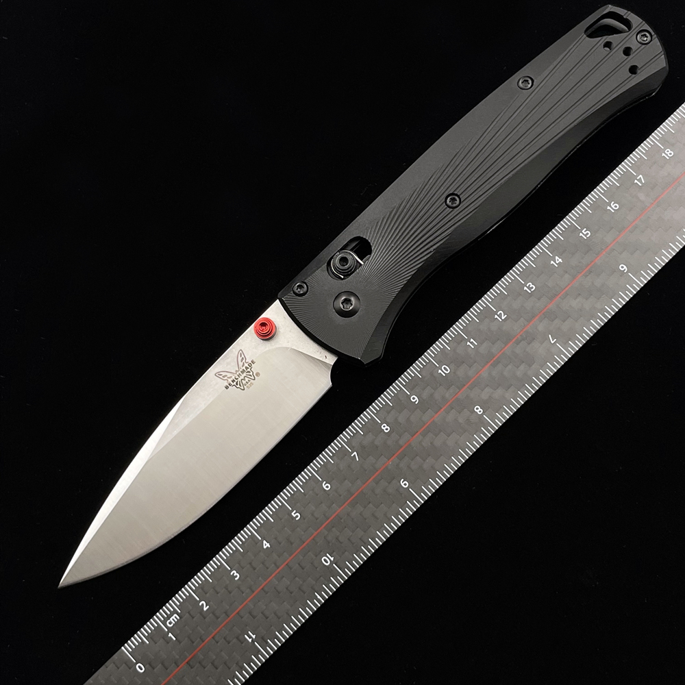 Benchmade 535-4 Bugout AXIS Folding Knife 3.24" M390 Black DLC Plain Blade, Machined Aluminum Handles Outdoor Camping Hunting EDC BM 535 KNIVES
Benchmade 535-4 Bugout AXIS Folding Knife 3.24" M390 Black DLC Plain Blade, Machined Aluminum Handles Outdoor Camping Hunting EDC BM 535 KNIVES