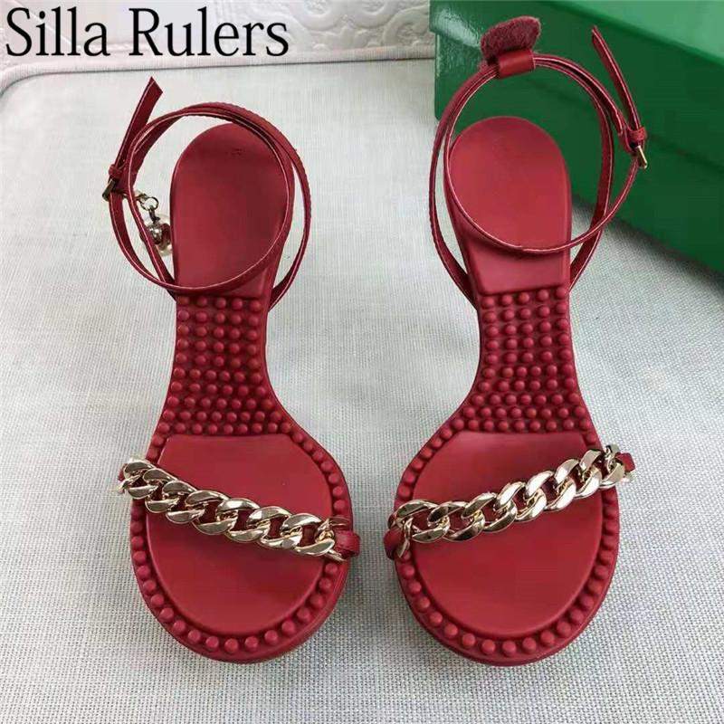 Dress Shoes Summer Chain One Strap Sandals Woman Thin Heels Genuine Leather Gladiator Ankle StrapParty Wedding, Black
Dress Shoes Summer Chain One Strap Sandals Woman Thin Heels Genuine Leather Gladiator Ankle StrapParty Wedding, Black