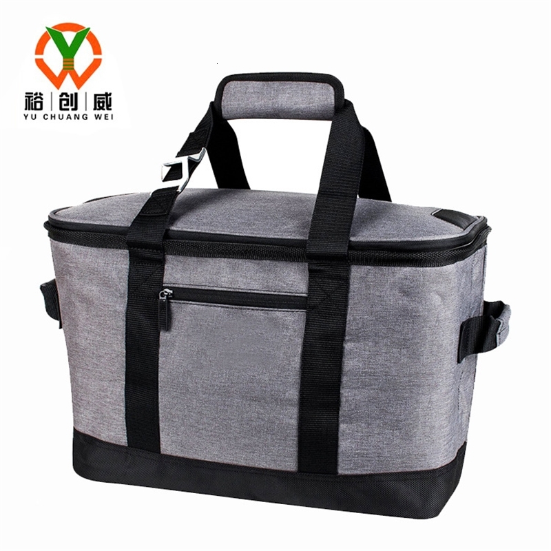 Multifunctional single shoulder ice pack large capacity outdoor picnic bag 300D snowflake material, Grey
Multifunctional single shoulder ice pack large capacity outdoor picnic bag 300D snowflake material, Grey