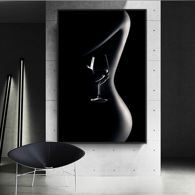 Black White Sexy Woman Body Art Canvas Painting Nude Pictures Print Wall Posters Modern Bedroom Living Room Decorative Paintings
Black White Sexy Woman Body Art Canvas Painting Nude Pictures Print Wall Posters Modern Bedroom Living Room Decorative Paintings