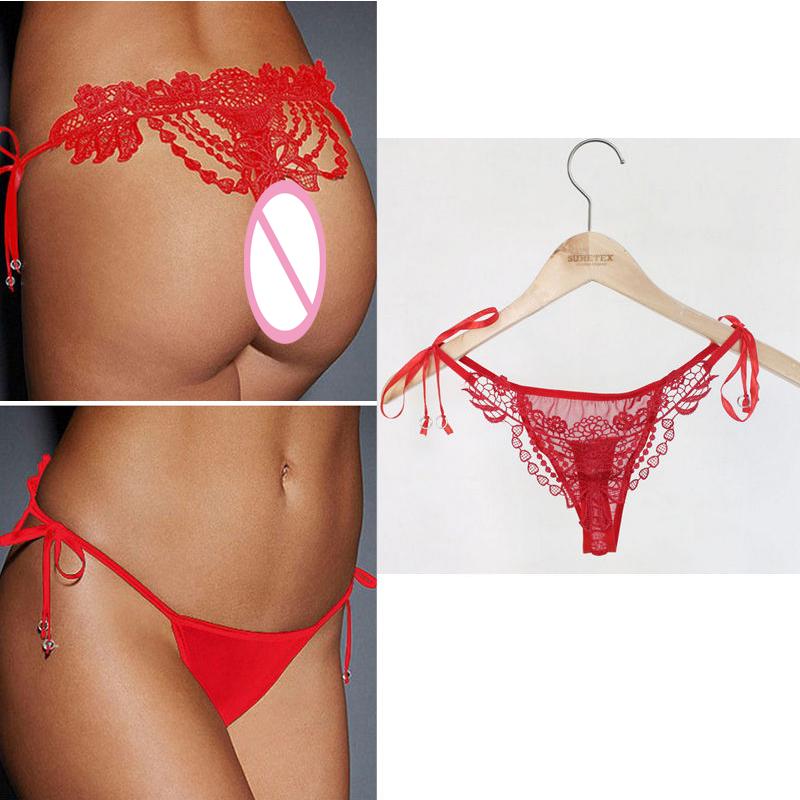 Women's Panties Women Sexy Carved Thong Floral Lace Ruffled Underwear Novelty Exotic Clothing, Black
Women's Panties Women Sexy Carved Thong Floral Lace Ruffled Underwear Novelty Exotic Clothing, Black