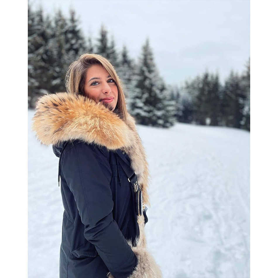 Maomaokong Winter Jacket Women Long Parka Real Fur Coat Natural Raccoon Fur Collar Hood Thick Warm Streetwear Parkas 211019