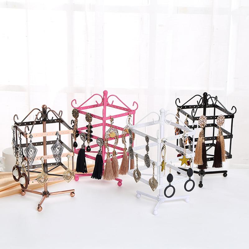 Jewelry Pouches, Bags 96 Holes Metal Earring Studs Display Rack Home Square Rotatable 3 Layer Stand Holder Storage Showcase#38
Jewelry Pouches, Bags 96 Holes Metal Earring Studs Display Rack Home Square Rotatable 3 Layer Stand Holder Storage Showcase#38