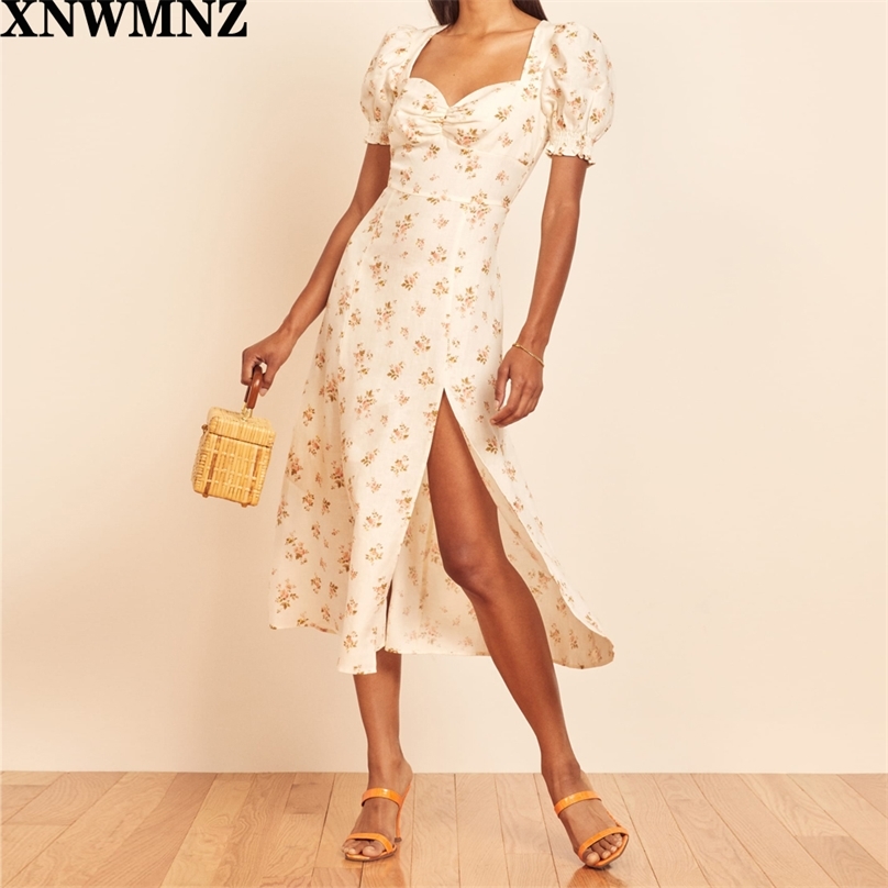 Vintage Floral Print Ruched women dress Split vestido Short Sleeve party Slim Midi Dresses Casual High quality 210520, Multi
Vintage Floral Print Ruched women dress Split vestido Short Sleeve party Slim Midi Dresses Casual High quality 210520, Multi