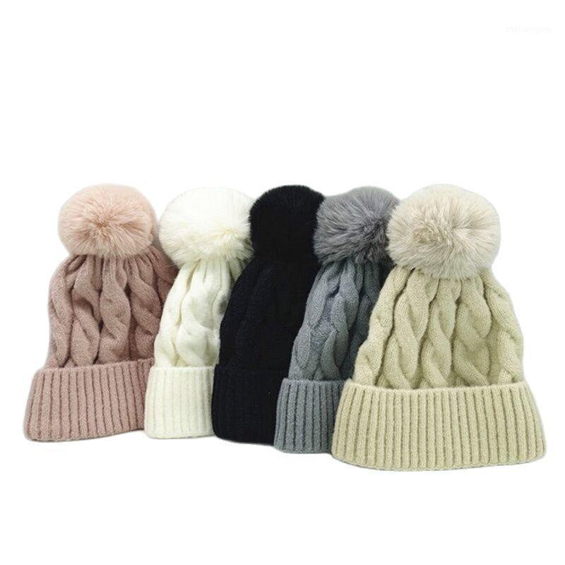 Berets Winter Women Casual Twist Cable Pattern Wool Knit Hat Thickened Warm Beanie Cap Girl Pompom Furry Skullies Skullcap Gorros, 002
Berets Winter Women Casual Twist Cable Pattern Wool Knit Hat Thickened Warm Beanie Cap Girl Pompom Furry Skullies Skullcap Gorros, 002