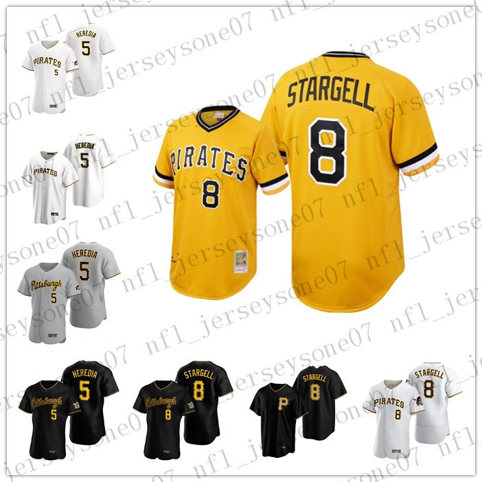 Custom Pittsburgh men women youth Pirates 5 Guillermo Heredia 8 Willie Stargell black grey Authentic 2020 Home Jersey
Custom Pittsburgh men women youth Pirates 5 Guillermo Heredia 8 Willie Stargell black grey Authentic 2020 Home Jersey