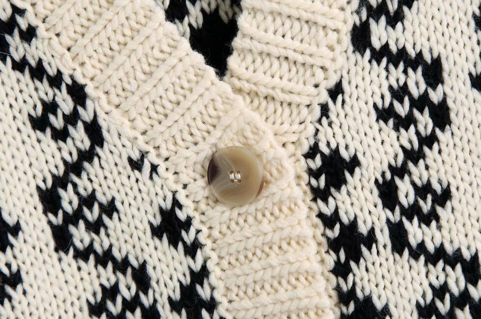 90's Vintage Geometric Flower Knitted Sweater Vest Preppy Style Korean Clothing V Neck Sleeveless Cardigan Y2K Knitwear 210429