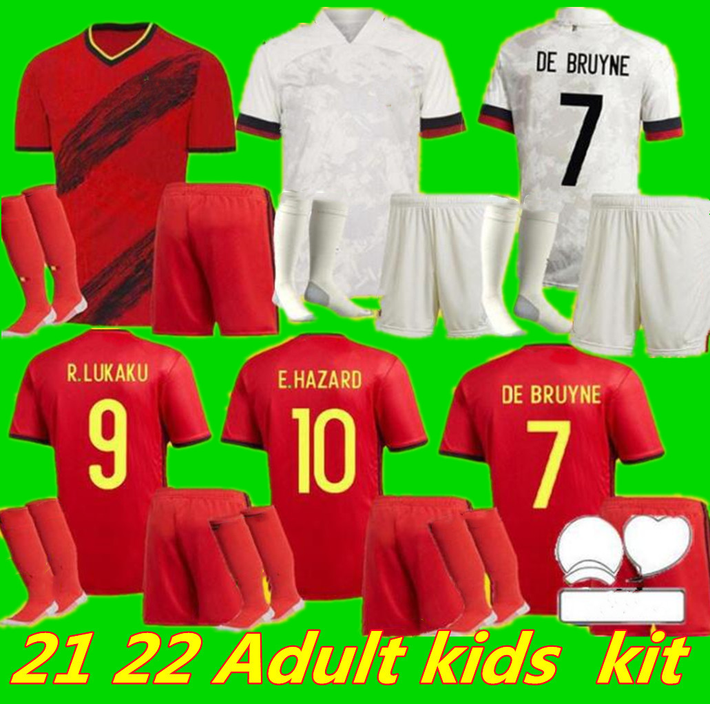 Hommes Kids Kit 2021 Belgium Soccer Jerseys 21 22 Bruyne Lukaku Hazard Batshuayi Kompany Dembele Shirt de football, Multi
Hommes Kids Kit 2021 Belgium Soccer Jerseys 21 22 Bruyne Lukaku Hazard Batshuayi Kompany Dembele Shirt de football, Multi