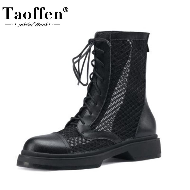 Boots TAOFFEN 2021 Women Real Leather Summer Round Toe Zipper Cross Strap Hollow Out Shoes Cool Pumps Ladies Size 32-43, Black
Boots TAOFFEN 2021 Women Real Leather Summer Round Toe Zipper Cross Strap Hollow Out Shoes Cool Pumps Ladies Size 32-43, Black