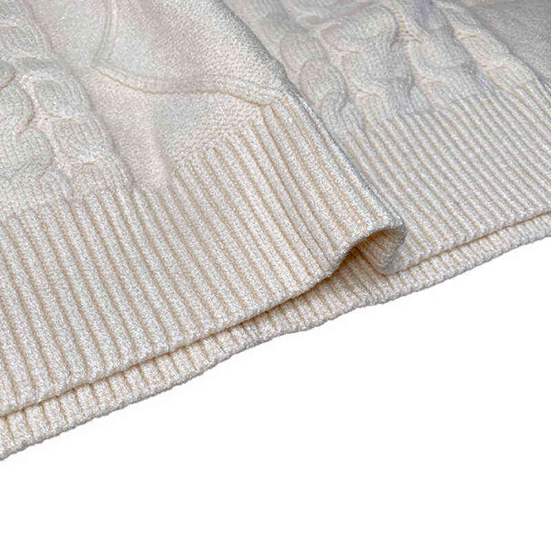 Twist Pullover Sweater Vests Women OversizedV-Neck Cable Knitted Korean Female Sleeveless Warm Tops Waistcoat Winter 211120