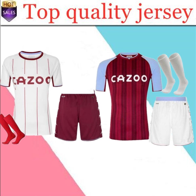 21 22 aston villa away soccer jerseys watkins wesley 2021 2022 white avfc grealish football shirt el ghazi mcginn trezeguet child equipment, Black;yellow
21 22 aston villa away soccer jerseys watkins wesley 2021 2022 white avfc grealish football shirt el ghazi mcginn trezeguet child equipment, Black;yellow