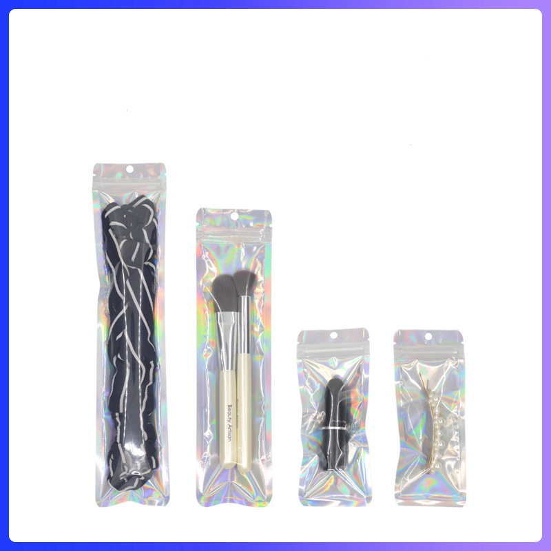 Clear and Holographic Brush Packing Bags with Hanger Hole 100pcs/lot Zipper Seal Packaging USB Bag Multi-sizes Necklace Watch Package Pouches
Clear and Holographic Brush Packing Bags with Hanger Hole 100pcs/lot Zipper Seal Packaging USB Bag Multi-sizes Necklace Watch Package Pouches