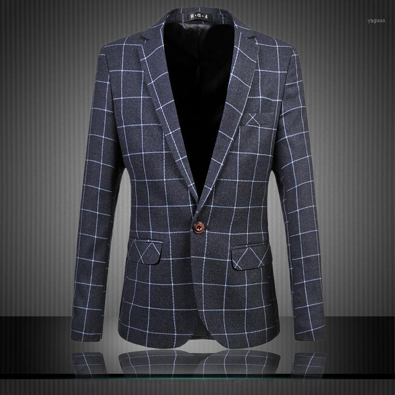 Men's Suits & Blazers -6XL 2021 Brand Classic Plaid Business Suit Jacket Men Blazer Slim Fit Elegant Luxury England Style Mens Wedding Dres, Blue
Men's Suits & Blazers -6XL 2021 Brand Classic Plaid Business Suit Jacket Men Blazer Slim Fit Elegant Luxury England Style Mens Wedding Dres, Blue