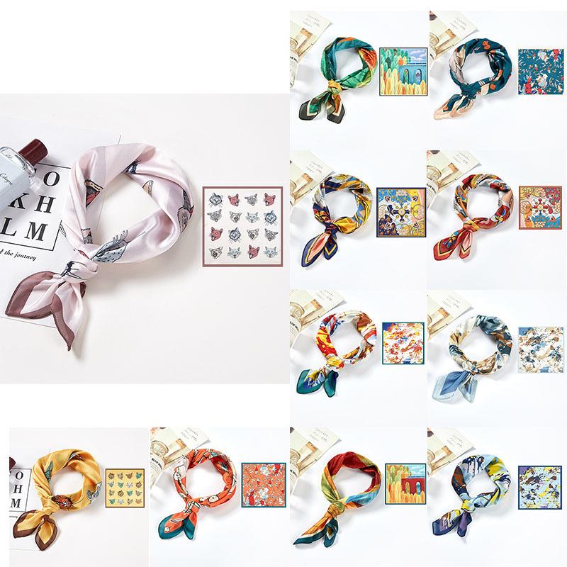 Scarves Arrival Vintage Silk Scarf Women's Daily Accessories Shawl And Wraps Women Small Hair Collar Hijabs Square 53x53 Cm
Scarves Arrival Vintage Silk Scarf Women's Daily Accessories Shawl And Wraps Women Small Hair Collar Hijabs Square 53x53 Cm