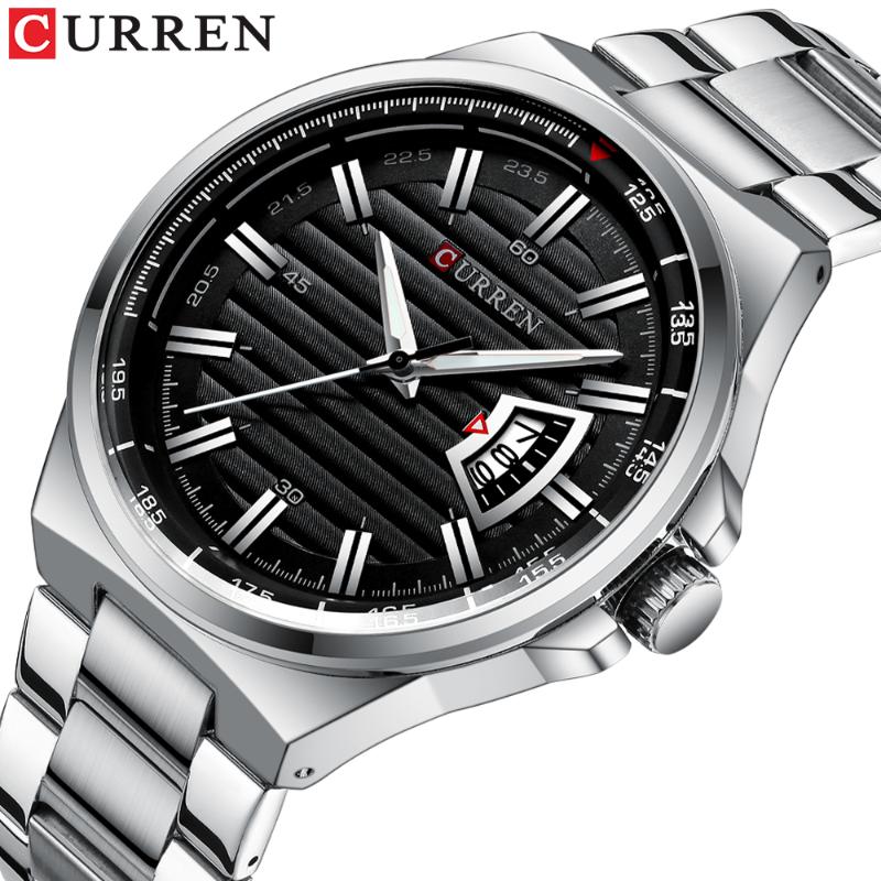 Wristwatches CURREN Business Watches Luxury Men'S Stainless Steel Male Quartz Watch Man Wristwatch Military Sport Clock Relogio Masculino, Slivery;brown
Wristwatches CURREN Business Watches Luxury Men'S Stainless Steel Male Quartz Watch Man Wristwatch Military Sport Clock Relogio Masculino, Slivery;brown