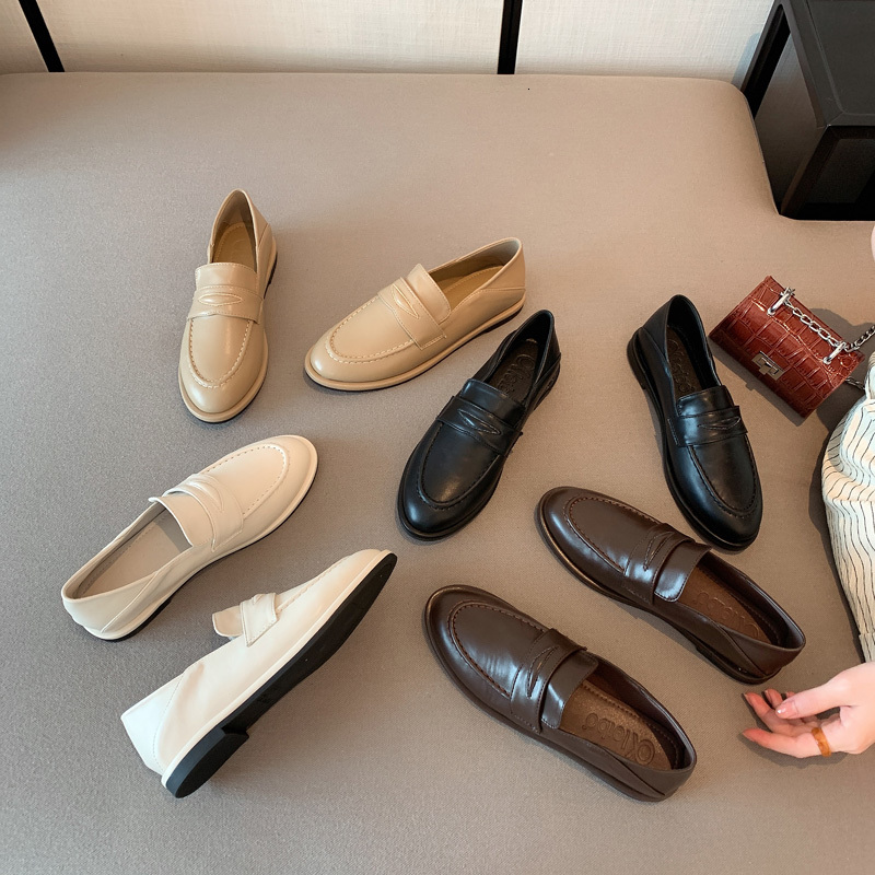 Dress Shoes Women's slippers slide in autumn loafer fashion oxford leather soft moccasins casual ballerina ZQ86, 1# shoe box
Dress Shoes Women's slippers slide in autumn loafer fashion oxford leather soft moccasins casual ballerina ZQ86, 1# shoe box
