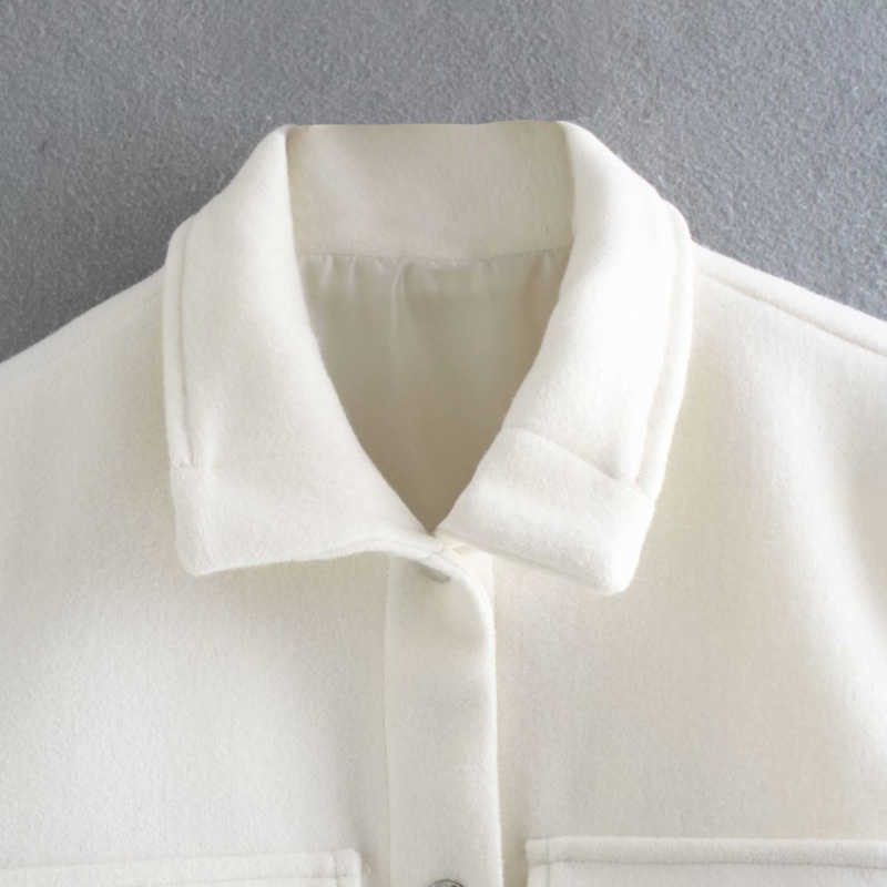 DEAT Spring Autumn Arrivals White Solid Color Lapel Coolar Single Breasted Temperament Fastion Drawstring Vest MZ287 210709