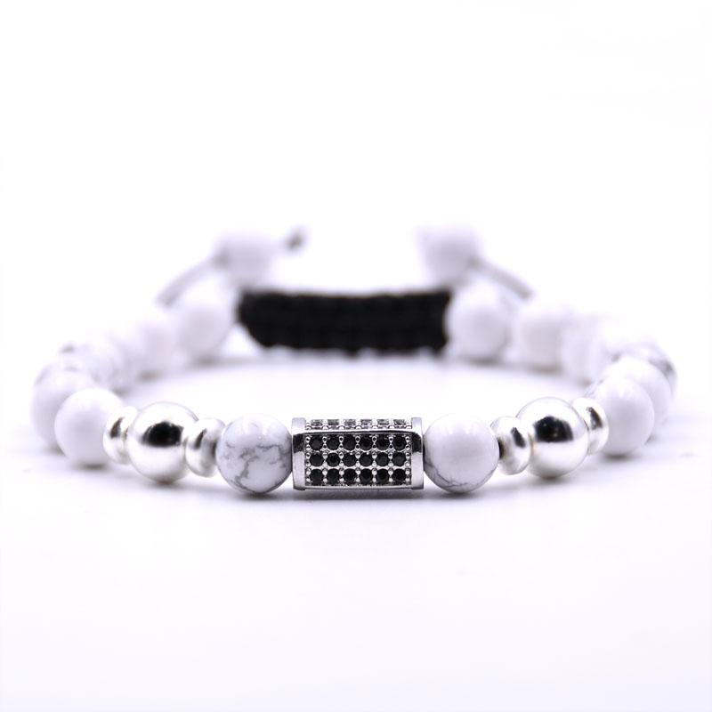 Kang Hua 2021 Personality 5 Color 8mm Stone Manual Weaving Bracelet Pave CZ Silver Cuboid Bracelets For Men&Women Jewelry Gifts Beaded, Stra
Kang Hua 2021 Personality 5 Color 8mm Stone Manual Weaving Bracelet Pave CZ Silver Cuboid Bracelets For Men&Women Jewelry Gifts Beaded, Stra