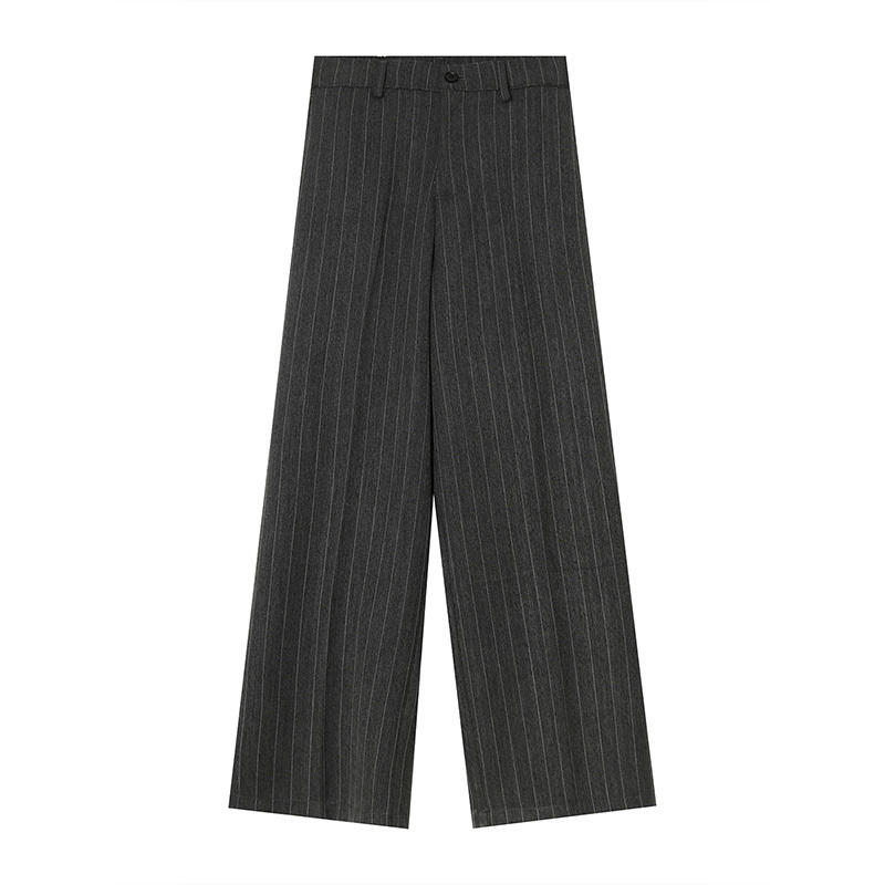 IEFB Men's Clothing Spring Suit Pants Korean Trend Straight Loose Striped Casual Straight Trousers For Male 9Y5806 210524