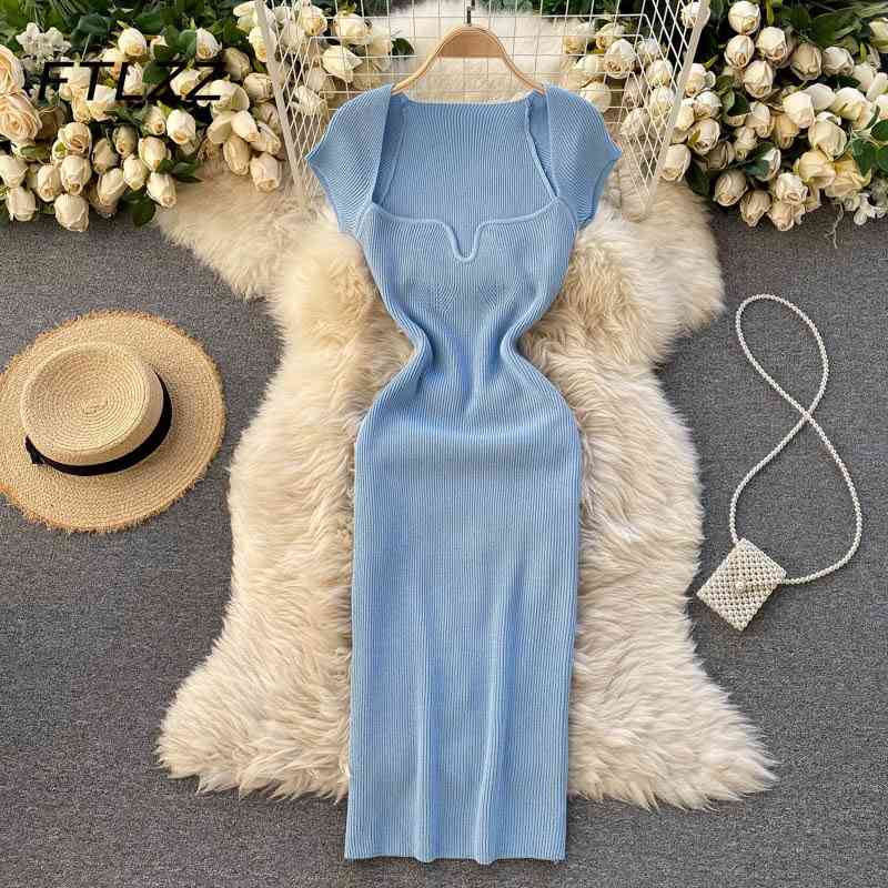 Sexy Bodycon Dress for Woman Fashion Short Sleeve V Neck Knitted Dresses Ladies Vintage Prarty Robe Vestidos Mujer 210602, Burgundy
Sexy Bodycon Dress for Woman Fashion Short Sleeve V Neck Knitted Dresses Ladies Vintage Prarty Robe Vestidos Mujer 210602, Burgundy